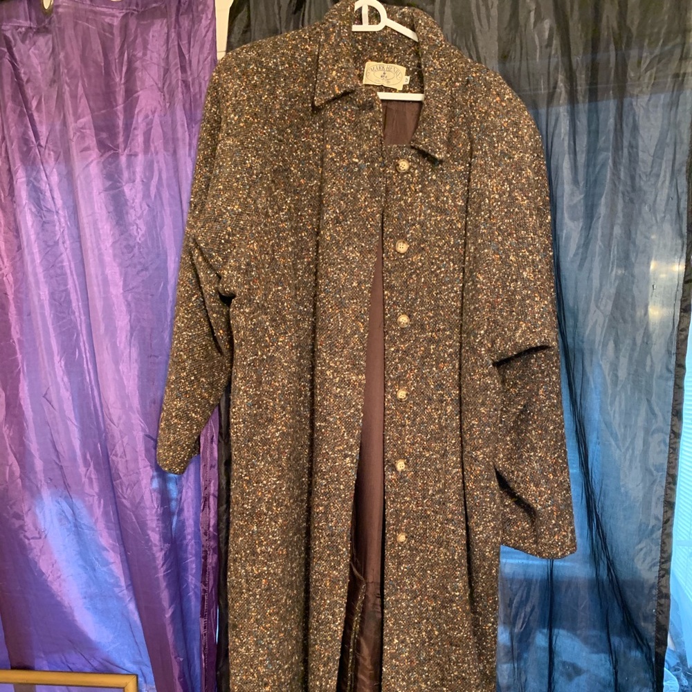 Mark Henri 100% wool trench coat